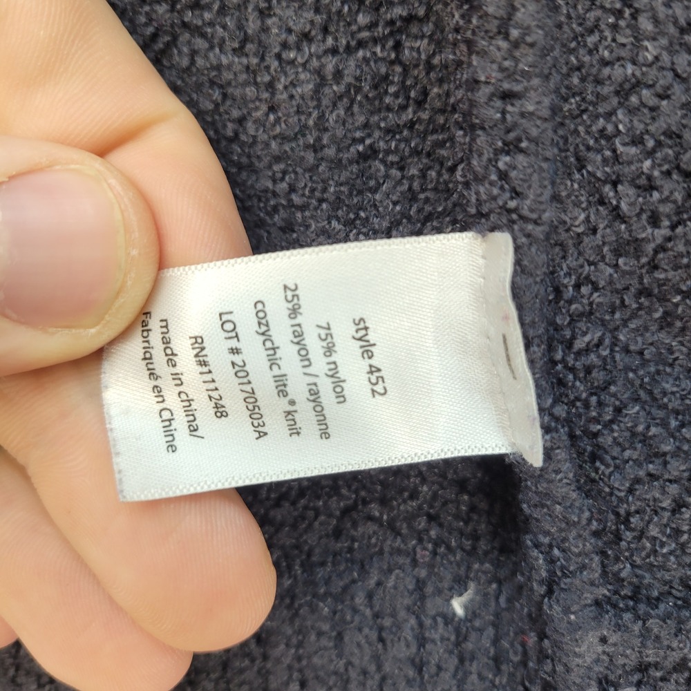 Barefoot Dreams Cardigan Women XS/S Blue CozyChic Lite Shawl Collar‎ Wrap - Picture 4 of 8